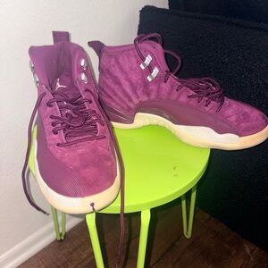 Jordan Men's Burgundy High-Top Sneakers